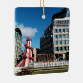 Die Messe, das Stadtzentrum Keramikornament (Rechts)