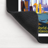 "Die Messe der Welt, Chicago 1934" Vintag Mousepad (Ecke)