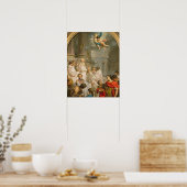 Die Messe St. Basil (Öl auf Leinwand) Poster (Küche)