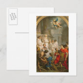 Die Messe St. Basil (Öl auf Leinwand) Postkarte (Vorne/Hinten)