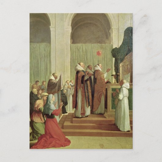 Die Messe St. Martin von Tours, 1654 Postkarte (Vorderseite)