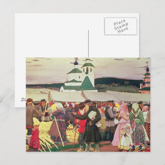 Die Messe von 1906 Postkarte (Vorne/Hinten)