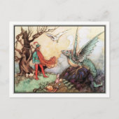 Die Messe von Warwick Goble Postkarte (Vorderseite)