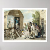 Die Messen: Die Ausstellung, c.1821 (Farbe litho) Poster (Vorne)