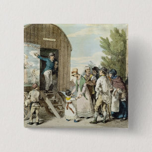 Die Messen: Die Show, c.1821 (Farbelitho) Button