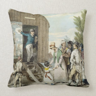 Die Messen: Die Show, c.1821 (Farbelitho) Kissen