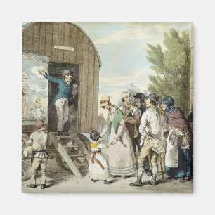 Die Messen: Die Show, c.1821 (Farbelitho) Magnet