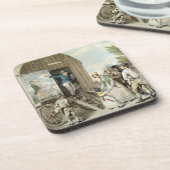 Die Messen: Die Show, c.1821 (Farbelitho) Untersetzer (Linke Seite)