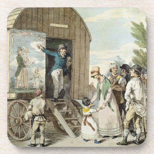 Die Messen: Die Show, c.1821 (Farbelitho) Untersetzer (Vorderseite)