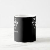 Die Messgröße der Intelligenz, die Fähigkeit, Verä Kaffeetasse (Mittel)
