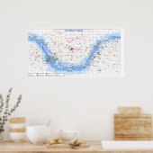 Die Messier Objekte Himmelskörpersternkarte Poster (Küche)