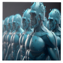 Die Metal Men Army Fliese