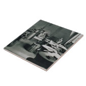 Die Metallwerkstatt, von den Werkstätten des Bauh Fliese (Seite)