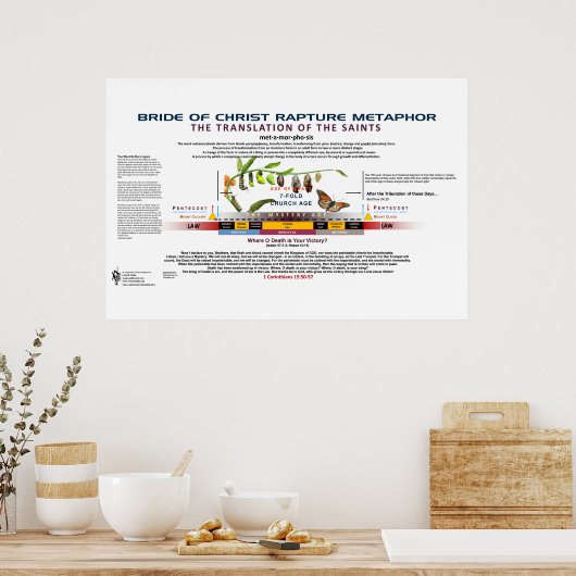 Die Metamorphose der Braut Christi Poster (Küche)