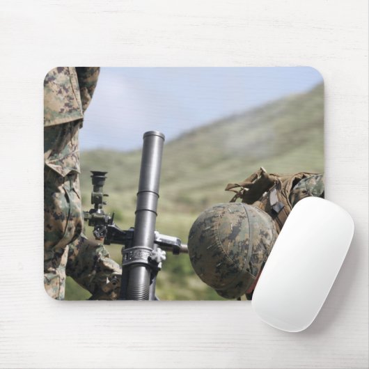 Die Methode der direkten Entfeuerung von Mörsern Mousepad (Mit Mouse)