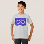 Die Metis-Shirt der Kinder Metis-Fahne Kid's Sweat T-Shirt (Vorne ganz)