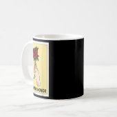 Die mexikanische Bingokartenbride Babe Bache Kaffeetasse (Vorderseite Links)