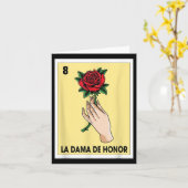 Die mexikanische Bingokartenbride Babe Bache Karte (Gelbe Blume)