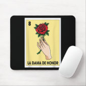 Die mexikanische Bingokartenbride Babe Bache Mousepad (Mit Mouse)