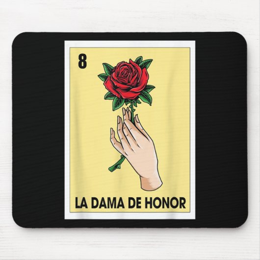 Die mexikanische Bingokartenbride Babe Bache Mousepad (Vorne)