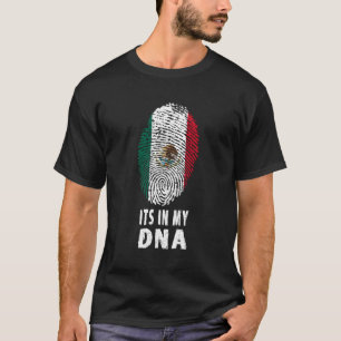 Die mexikanische Flagge meiner DNA T-Shirt