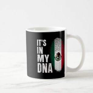Die mexikanische Flagge Mexiko ist mein Dna Kaffeetasse