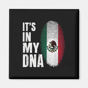 Die mexikanische Flagge Mexiko ist mein Dna Magnet