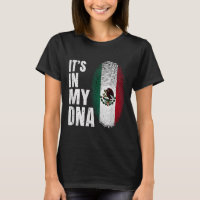 Die mexikanische Flagge Mexiko ist mein Dna