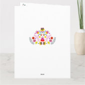 Die mexikanische Folklorekunst jedes Fotos Karte (Rückseite)