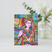 Die mexikanische Frau Postkarte (Stehend Vorderseite)