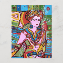 Die mexikanische Frau Postkarte