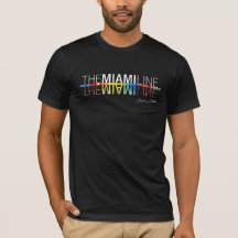 Die Miami Line, Rockne Krebs T - Shirt Männer Schw