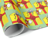 DIE MICE UND DIE CHRISTMAS GESCHENKPAPIER (Rolleneckpunkt)