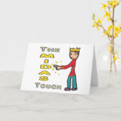 Die Midas-Touch Karte (Gelbe Blume)