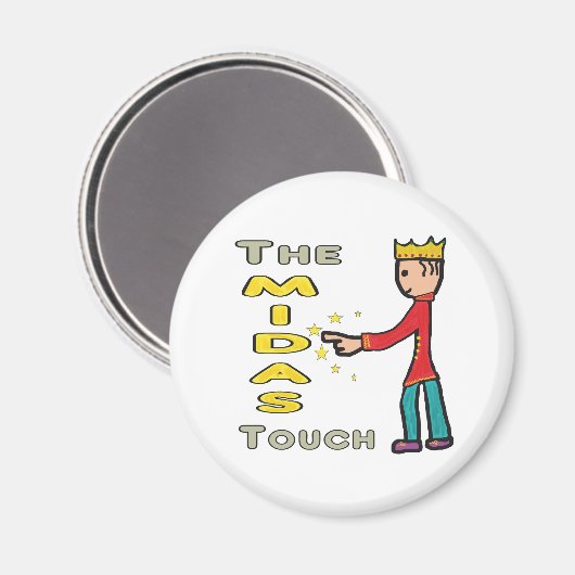 Die Midas-Touch Magnet (Vorderseite/Rückseite)