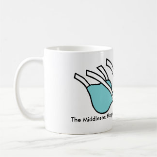 Die Middlesex-Krankenhaus-tote Ameisen-Tasse mit Kaffeetasse