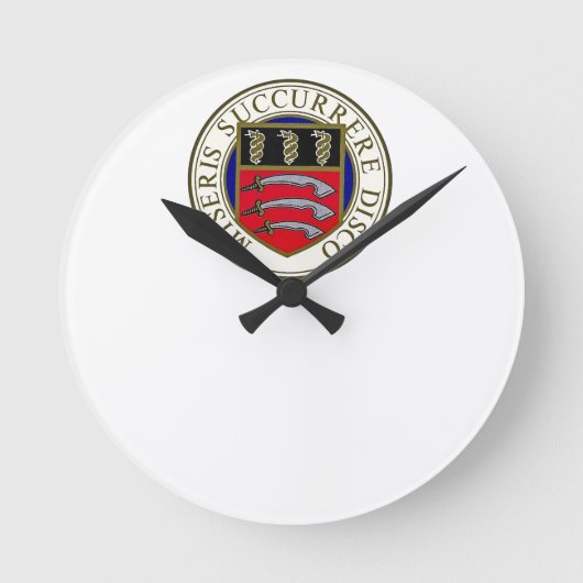 Die Middlesex-Krankenhausuhr Runde Wanduhr (Vorderseite)