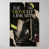 Die Midnight Bibliothek – Gothic Editorial Hero Poster (Vorne)