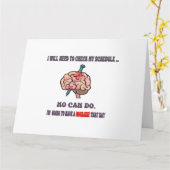 Die Migräne Entschuldigung! Vermeiden Sie soziale Karte (Gelbe Blume)