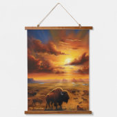 Die Migration Wandteppich Mit Holzrahmen (Vorderseite)