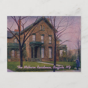 Die Milburn-Residenz Vintage-Postkarte Postkarte