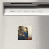 Die Milchfrau, Jan Vermeer Magnet (In Situ (Geschirrspüler))