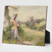 Die Milchmädchen, 1860 Fotoplatte (Seite)