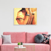 Die Milchmädchen 1904 von Raja Ravi Varma Leinwanddruck (Insitu (Wohnzimmer))