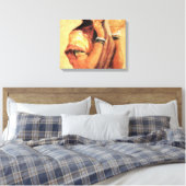 Die Milchmädchen 1904 von Raja Ravi Varma Leinwanddruck (Insitu (Schlafzimmer))