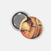 Die Milchmädchen 1904 von Raja Ravi Varma Magnet (Vorderseite/Rückseite)