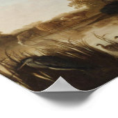 Die Milchmädchen Aelbert Cuyp Poster (Ecke)