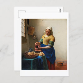 Die Milchmädchen | Johannes Vermeer | Postkarte