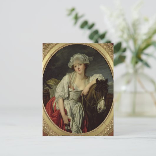 Die Milchmädchen Postkarte (Stehend Vorderseite)