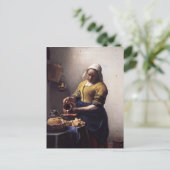 Die Milchmädchen Postkarte (Stehend Vorderseite)